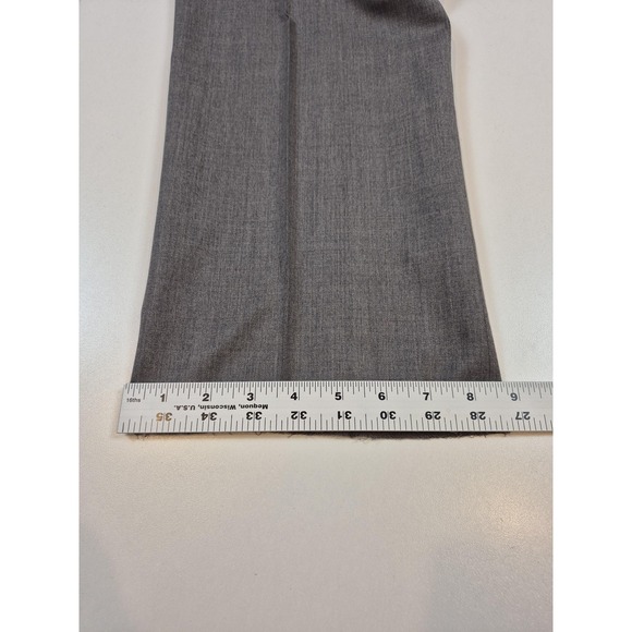 Lauren Ralph Lauren Dress Pants Mens 31x36 Gray Wool Pleated Lined NWT Unhemmed - Picture 13 of 15
